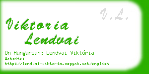 viktoria lendvai business card